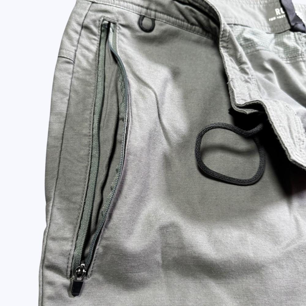 Roark Layover Travel Pants Men 38 Gray Green Hiking Athleisure Adventure Stretch - Picture 5 of 9